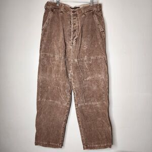 Vintage Abercrombie & Fitch Corduroy Pants Double Knee Mens 32 X 30 Y2K